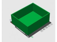 Rectangular box 18x15x7cm 3D model
