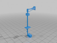 HO Scale Thunderbolt Siren 3D model