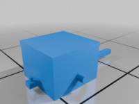 French caisson for WW1 3D model