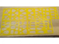 Cabochon stencils 3D model