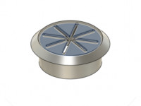 Resizable cable pass through for desk 3D model