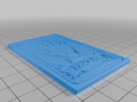 Rock Paper Scissors Cards 3D model