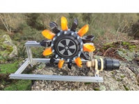 Hoverboard Pelton Hydro Generator 3D model