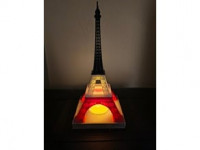 Eiffel Tower Tealight Base w/shade 3D model