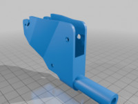 Microphone or lamp stand mount replacement 3D model