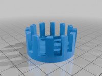 Strohstern Legeform 3D model