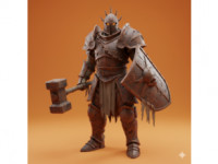 Gothic Grimdark Void Heavy Trooper 3D model