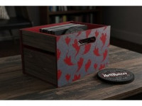 HellRaizer Record Crate: Vintage Coaster Organizer 3D model