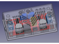 XL4015 CC CV DCDC module case 3D model