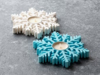 Snowflake Candle Holder 3D model