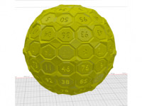 100 sided dice 3D model