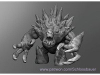 Frozen Snow Guardian 3D model