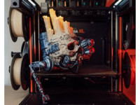 Servo Skull LED Candlelit Lantern 3D model