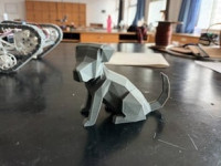 Low Poly Dog 3D model