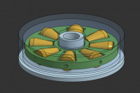 Thrust bearing 3D model