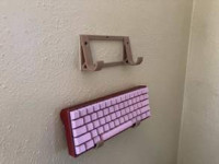Keyboard Wall Mount / Hanger / Hook 3D model