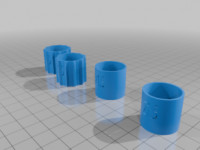 Reloading Trimming Collar holder 3D model