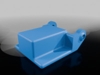Gemini PT2000 Replacement Lid Hinge 3D model