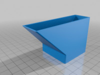 Ender 5+ step motor controller cooler shroud 3D model