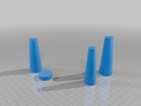 Loobtoob 10ml and 15ml caps 3D model