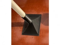 Ice scraper for paint roller handle 3D model