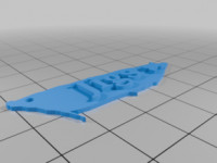 dog keychain 3D model