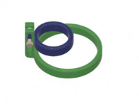 Chastity Ball Gap Sizing Rings 3D model