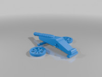 cannon 3D model