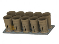 Pup cup caddy 3D model