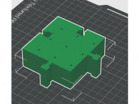 Modular plug-in expandable dart holder for Steeldarts 3D model