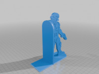 Sci-Fi Soldier Bookend 3D model
