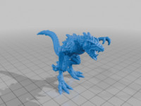 Lizardman Rager 3D model