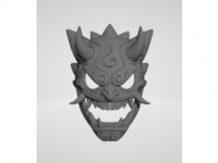 oni gengar mask replica 3D model