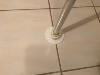 Ultra Basic Shower Curtain Rod Holder 3D model