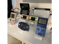 Handheld Game Console Display Stands 3D model
