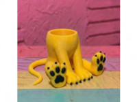 Pluto Sitting Vase: Low Poly Edition 3D model