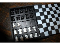 Mini Portable Chess Set | 4" NO AMS 3D model