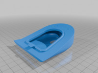 360 view camera , Lateral miror mount, Ducato 3D model