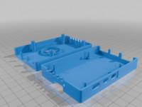 Raspberry Pi 5 Snap Fit Case 3D model