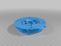 D&D dice pancake 3D model