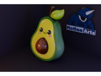 Abacatinho cartoon 3D model