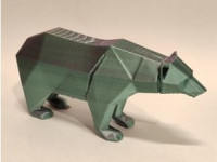 Origami Polar Bear 3D model