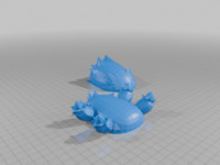 morellull and joltik 3D model