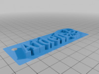 keychain Aiden 3D model