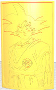 Goku Lithophane 3D model