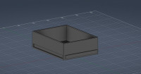 Modular Stackable Storage Box 3D model
