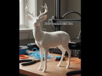 White-Tailed Deer Buck 3D model
