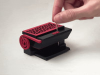 Toothpick dispenser - fully printed (v2) 3D model