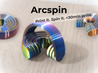 Arcspin - Print it. Spin it. 3D model