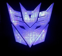 Decepticon Transformers LED Nightlight/Lamp 3D model